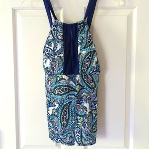 Sunset bathing suit top